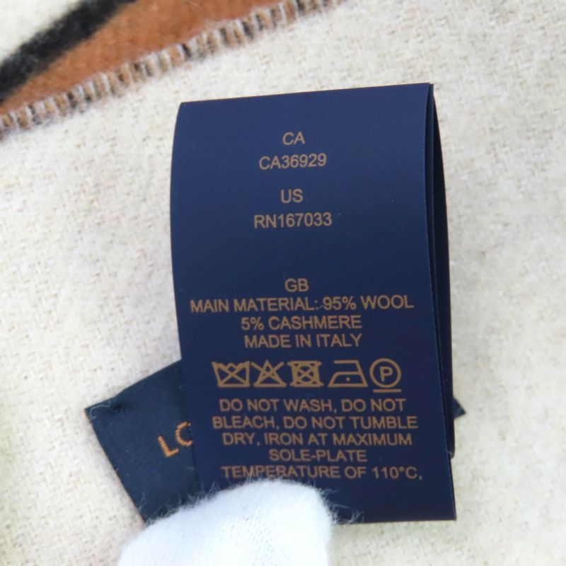 Louis Vuitton 2024 M90806 Scarf Duo Infinity Cashmere Blend Noir Black Current