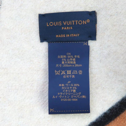 Louis Vuitton 2024 M90806 Scarf Duo Infinity Cashmere Blend Noir Black Current