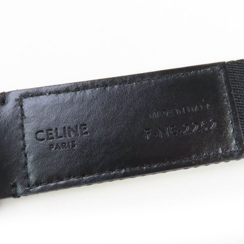 Celine 45avs2ag6 Logo Design Medium 30mm (1.18in) Double Ring Leather Usage