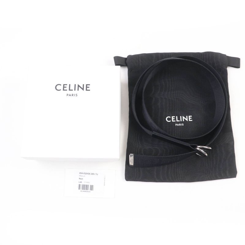 Celine 45avs2ag6 Logo Design Medium 30mm (1.18in) Double Ring Leather Usage