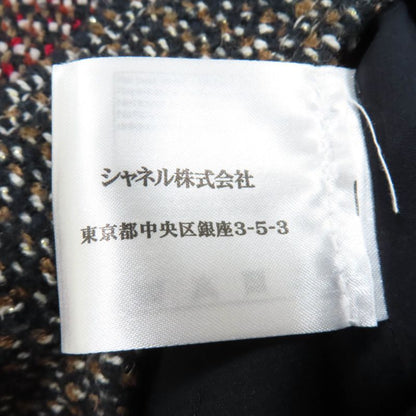 CHANEL 14B P49828w05551 Lion Coco Button Short Sleeve Tweed Dress Multicolor 36