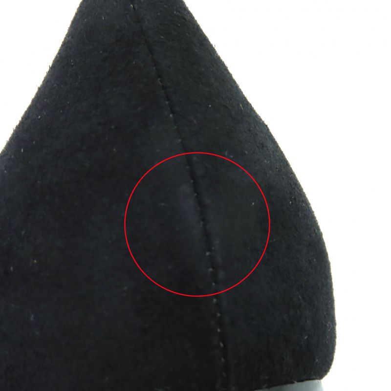 Hermes Bilbao Gold Hardware Kelly Buckle Square Toe Suede Leather Flat Pumps