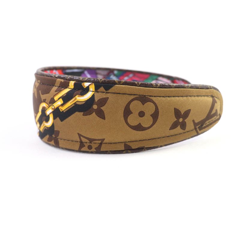 Louis Vuitton M76740 Headband Be Mindful Catsuit Monogram Leather Use Hair
