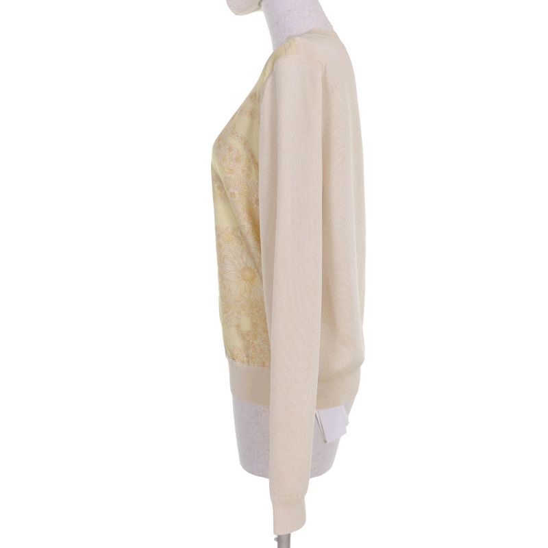 Hermes 25SS 5e2831dq Brides De Gala Flower 100% Silk Twill Raine Long Sleeve