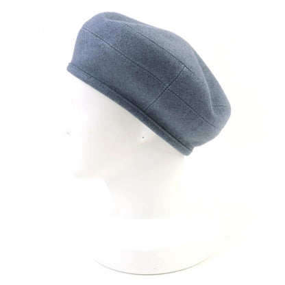 Hermes Saint Honore 100% Cashmere Serie Hardware Lined H Pattern Hat Beret