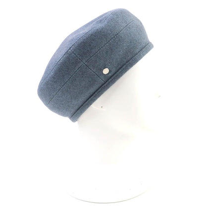 Hermes Saint Honore 100% Cashmere Serie Hardware Lined H Pattern Hat Beret