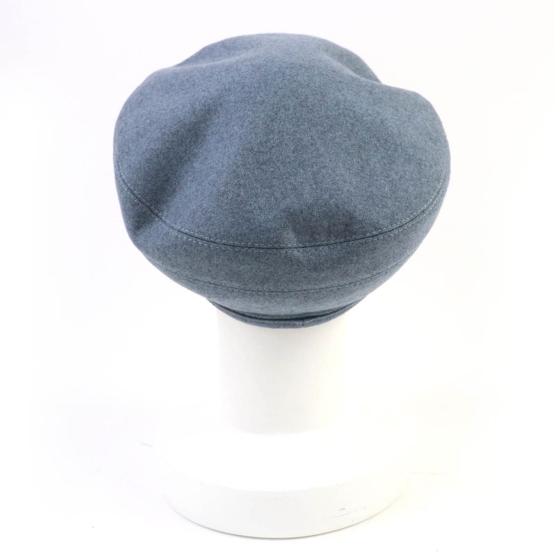 Hermes Saint Honore 100% Cashmere Serie Hardware Lined H Pattern Hat Beret