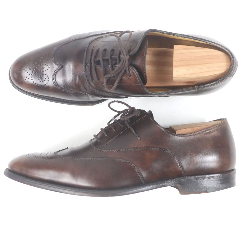 Hermes JOHN LOBB Hermes JOHN LOBB JOHN Leather Wingtip Medallion Lace-up