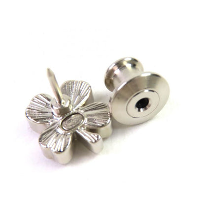 CHANEL A22P Coco Mark Icon Rhinestone No.5 Clover Bottle Pin Brooch Set Of 3