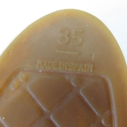 CHANEL G34546 Coco Mark Espadrilles Tweed Flat Shoes Blue 35 Women