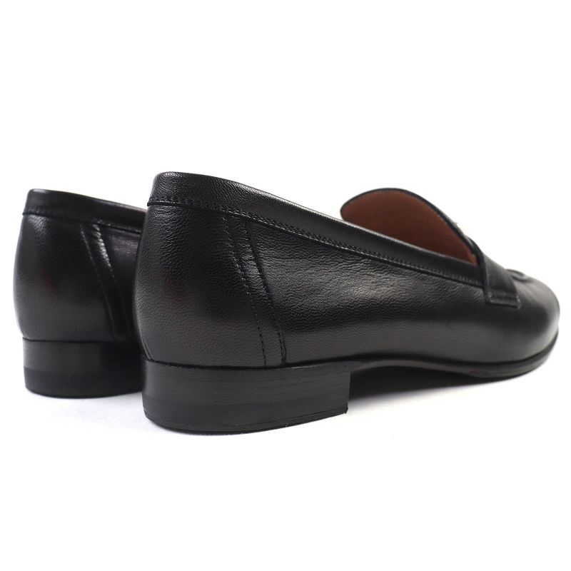 Hermes 201199z Moccasins Paris Silver Hardware H Logo Constance Leather Loafers