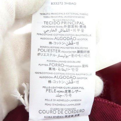 Gucci 25SS 833272 GG Monogram Canvas Baseball Cap Ggmonogram Canvas Leather