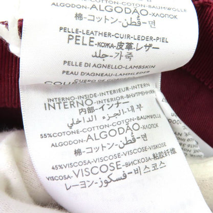 Gucci 25SS 833272 GG Monogram Canvas Baseball Cap Ggmonogram Canvas Leather