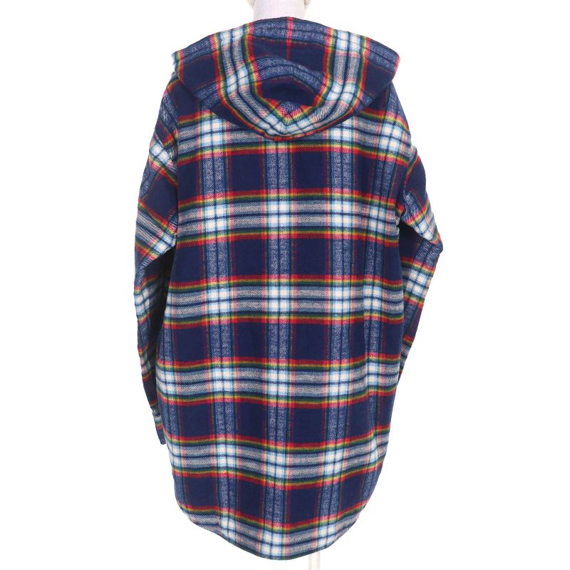 Celine 2w16b029x 100% Cotton Triomphe Gold Button Quilted Check Oversized