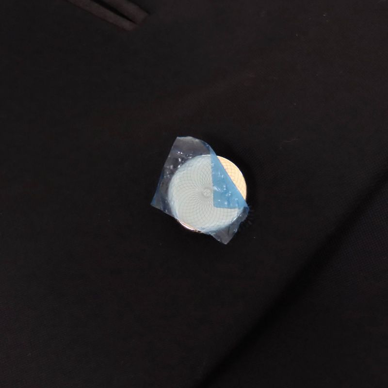 Hermes 2025 5e0299dh Virgin Wool Silk Blend H Logo Button Peaked Lapel Single