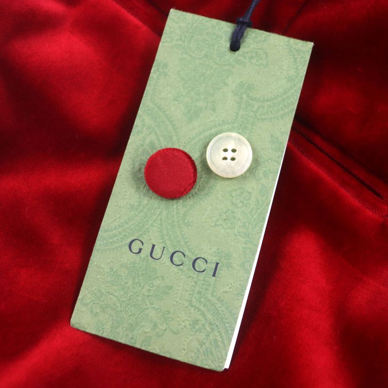 Gucci 675281 Cotton Boutique Leather Used Velour Shorts With Hem Belt Design