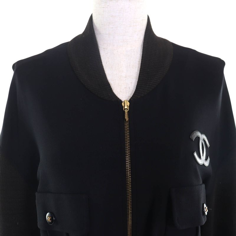 CHANEL Vintage 23431/g29 BIG Coco Mark Patch Coco Button Logo