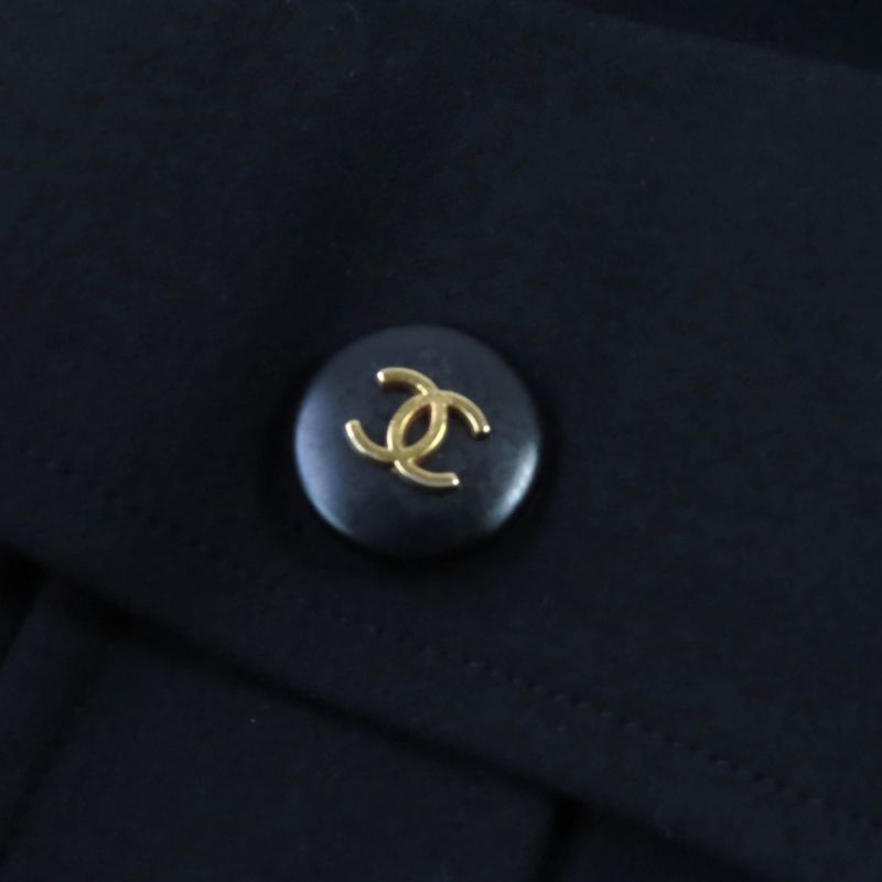 CHANEL Vintage 23431/g29 BIG Coco Mark Patch Coco Button Logo