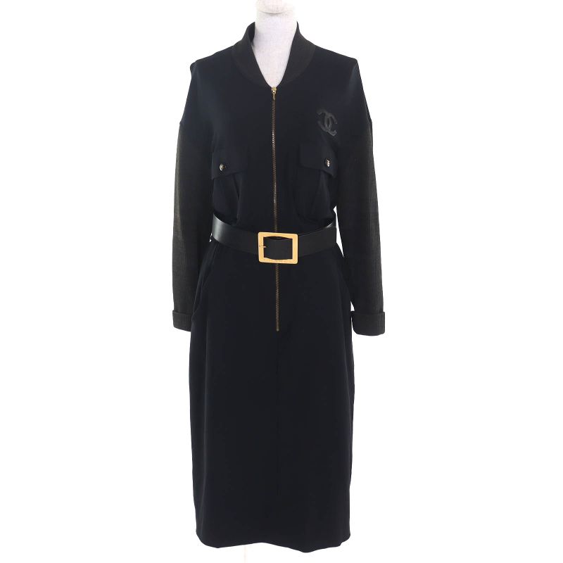 CHANEL Vintage 23431/g29 BIG Coco Mark Patch Coco Button Logo