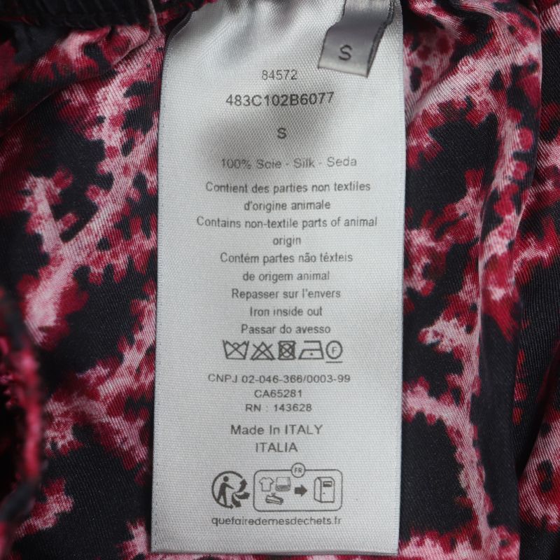  DIOR Homme 483c102b6077 100% Silk All-over Seahorse Logo Print