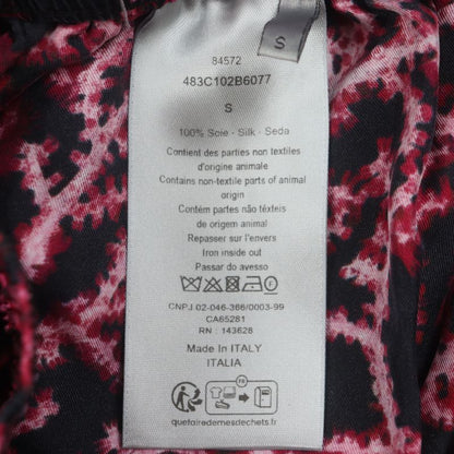  DIOR Homme 483c102b6077 100% Silk All-over Seahorse Logo Print