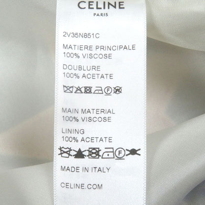 Celine 2v35n851c American Teddy Blouson Eddie Period Sequined Stajan Ivory Red