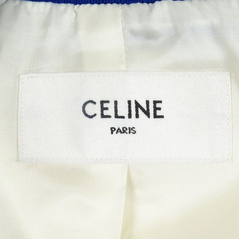 Celine 2v35n851c American Teddy Blouson Eddie Period Sequined Stajan Ivory Red