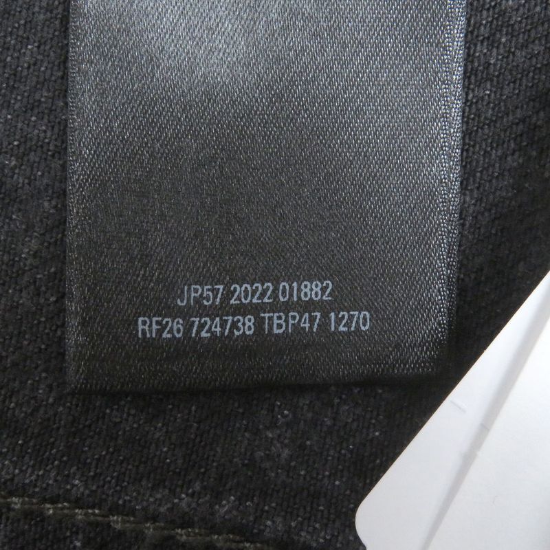 Balenciaga 23SS 724738 Logo Denim Jacket Black S Men's