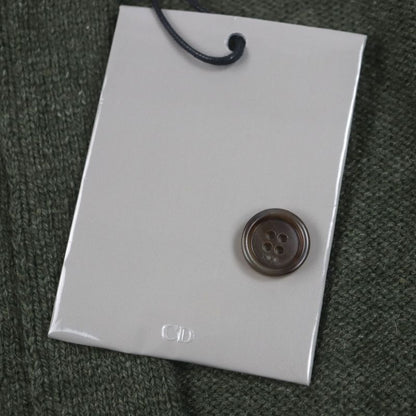  DIOR Homme 243m230at474 Logo Patch V-neck Logo Button Cashmere Jersey Couture