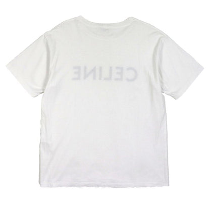 Celine 2x681671q 100% Cotton Eddy Period Logo Print Crew Neck Short Sleeve