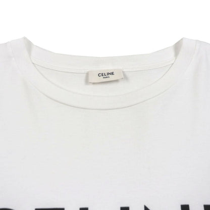 Celine 2x681671q 100% Cotton Eddy Period Logo Print Crew Neck Short Sleeve