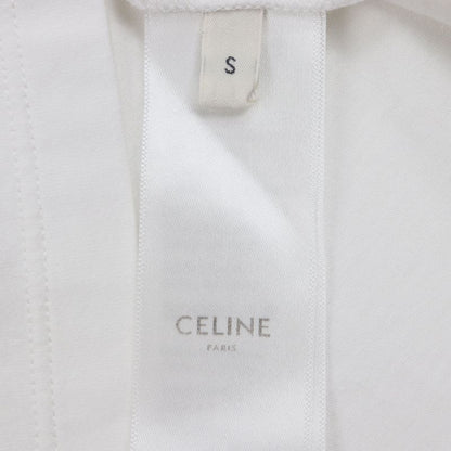 Celine 2x681671q 100% Cotton Eddy Period Logo Print Crew Neck Short Sleeve