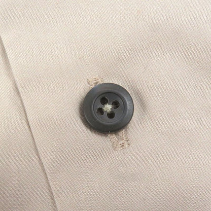 Prada 2023 Ucn513 100% Cotton Long Sleeve Shirt With Triangle Logo Epaulettes