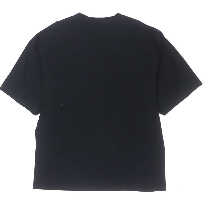 Balenciaga 661715 Unifit 100% Cotton FREE Logo Damaged Crew Neck Oversized