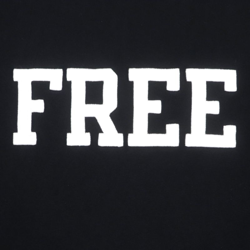 Balenciaga 661715 Unifit 100% Cotton FREE Logo Damaged Crew Neck Oversized