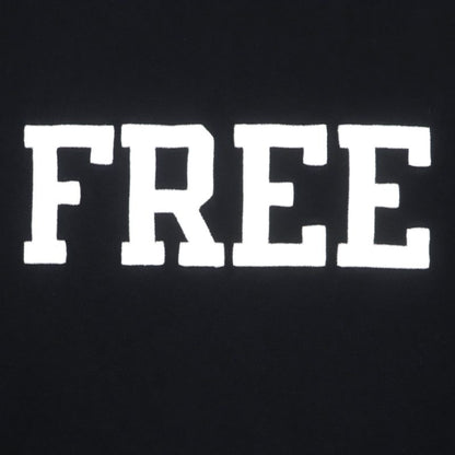 Balenciaga 661715 Unifit 100% Cotton FREE Logo Damaged Crew Neck Oversized