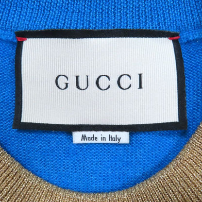 Gucci Cashmere Silk Blend Michele Period 472444 Long Sleeves Knit With Heart