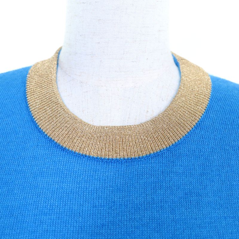 Gucci Cashmere Silk Blend Michele Period 472444 Long Sleeves Knit With Heart