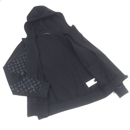 Louis Vuitton 22SS LV 2054 Hybrid Zip-thru Monogram Hoodie Black L Made In