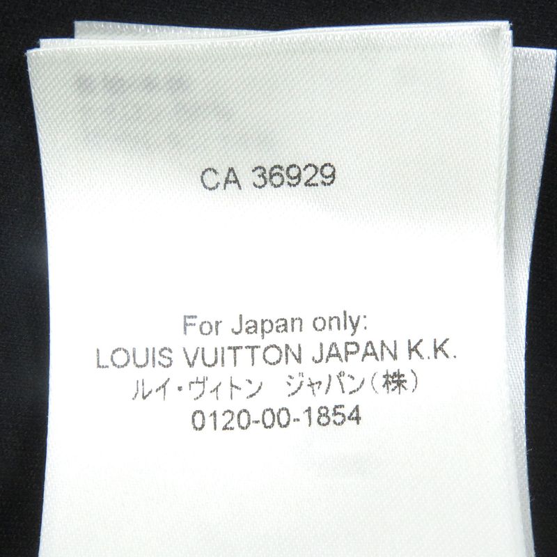 Louis Vuitton 22SS LV 2054 Hybrid Zip-thru Monogram Hoodie Black L Made In