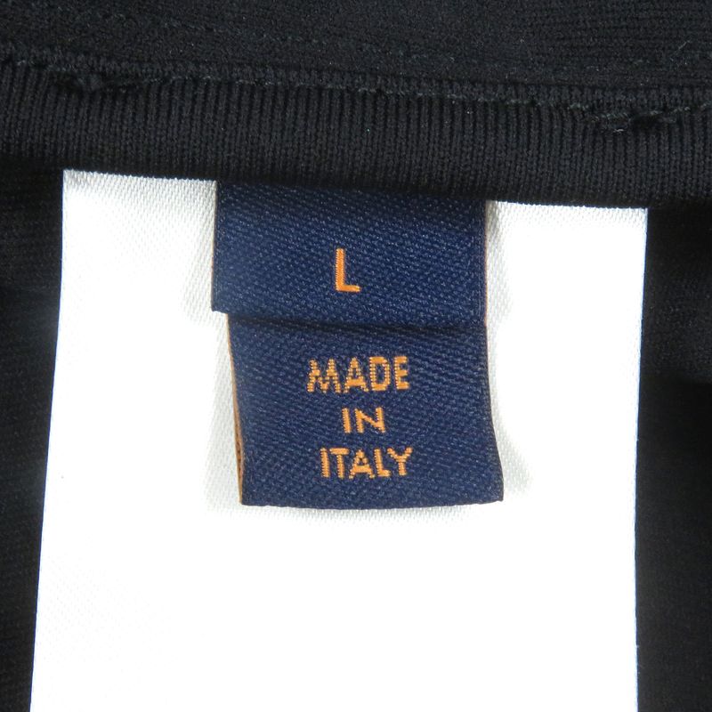 Louis Vuitton 22SS LV 2054 Hybrid Zip-thru Monogram Hoodie Black L Made In