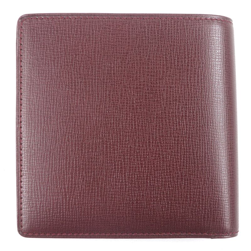 Cartier L3000165 Leather Must De Cartier Compact Wallet Bifold Wallet Bordeaux