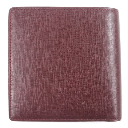 Cartier L3000165 Leather Must De Cartier Compact Wallet Bifold Wallet Bordeaux
