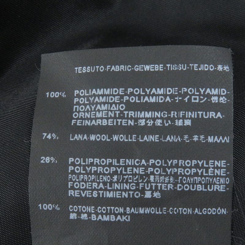 Saint Laurent Paris 15AW 397643 Eddie Period Classic Bomber Jacket Black 48