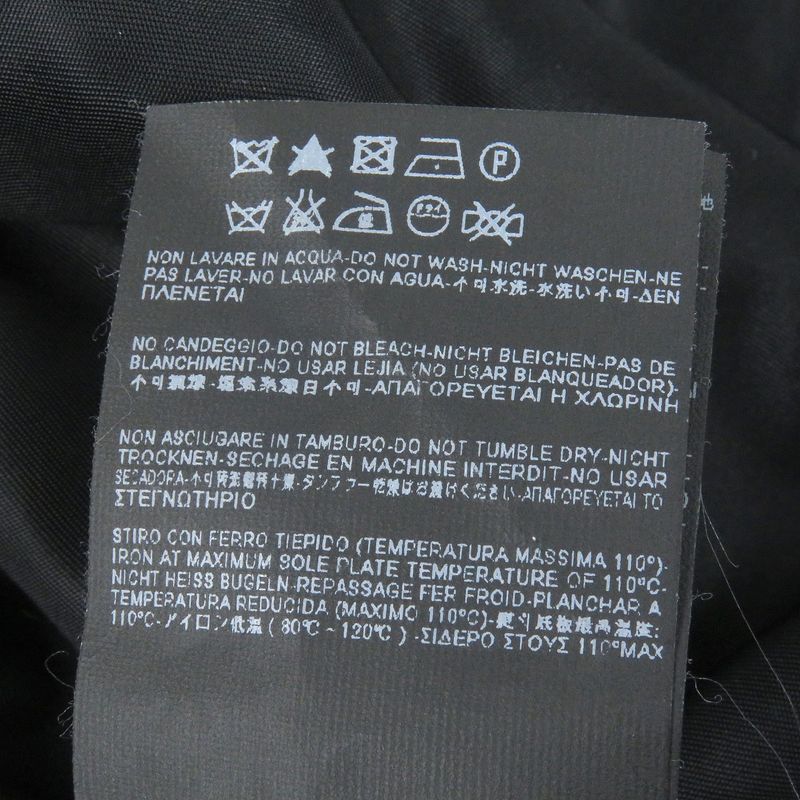 Saint Laurent Paris 15AW 397643 Eddie Period Classic Bomber Jacket Black 48