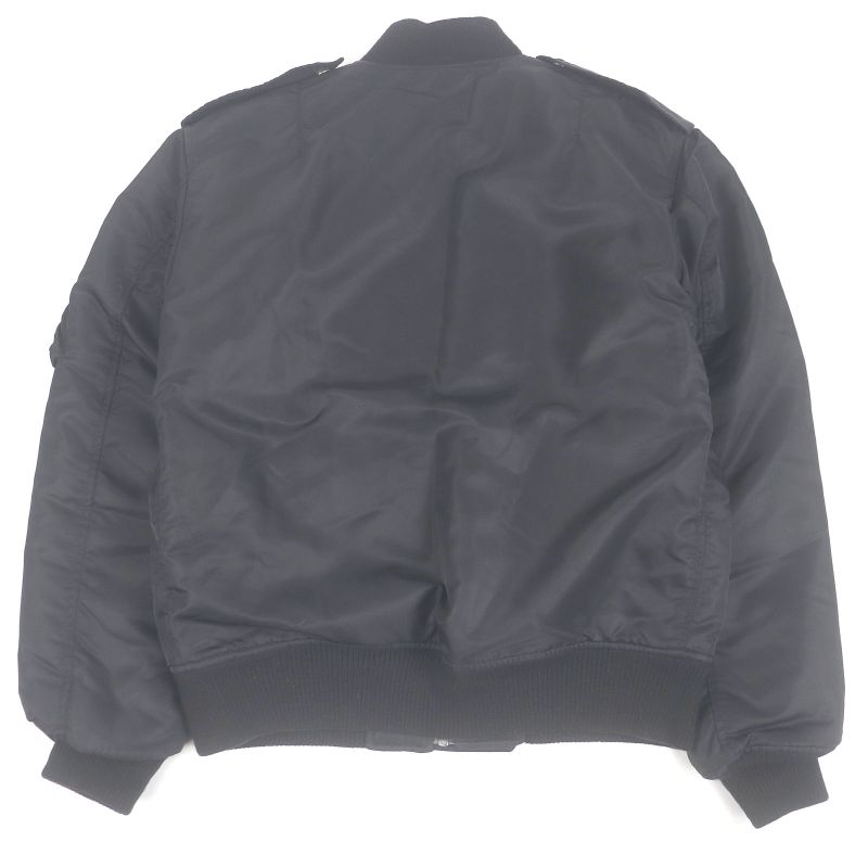 Saint Laurent Paris 15AW 397643 Eddie Period Classic Bomber Jacket Black 48