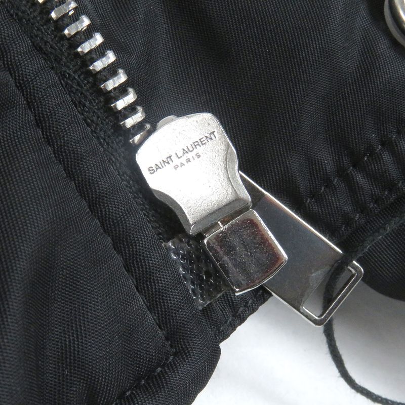 Saint Laurent Paris 15AW 397643 Eddie Period Classic Bomber Jacket Black 48