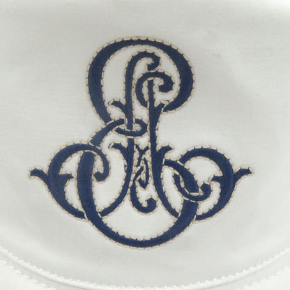 Hermes Harper Emile Hermes Embroidered Embroidery Bucket Hat White 58 Made In