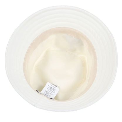Hermes Harper Emile Hermes Embroidered Embroidery Bucket Hat White 58 Made In