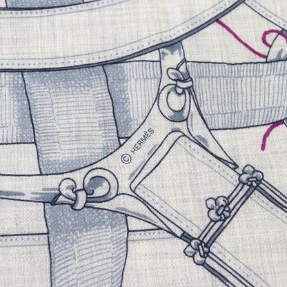 Hermes Cavalcadour Fleuri Cavalcadour Fleuri Cashmere Silk Carré 140 Large